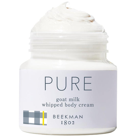 Beekman 1802 Whipped Body Cream - Moisturizing Goat Milk Lotion with Shea Butter & Vitamin E | Hydrating 8 oz for Dry Skin