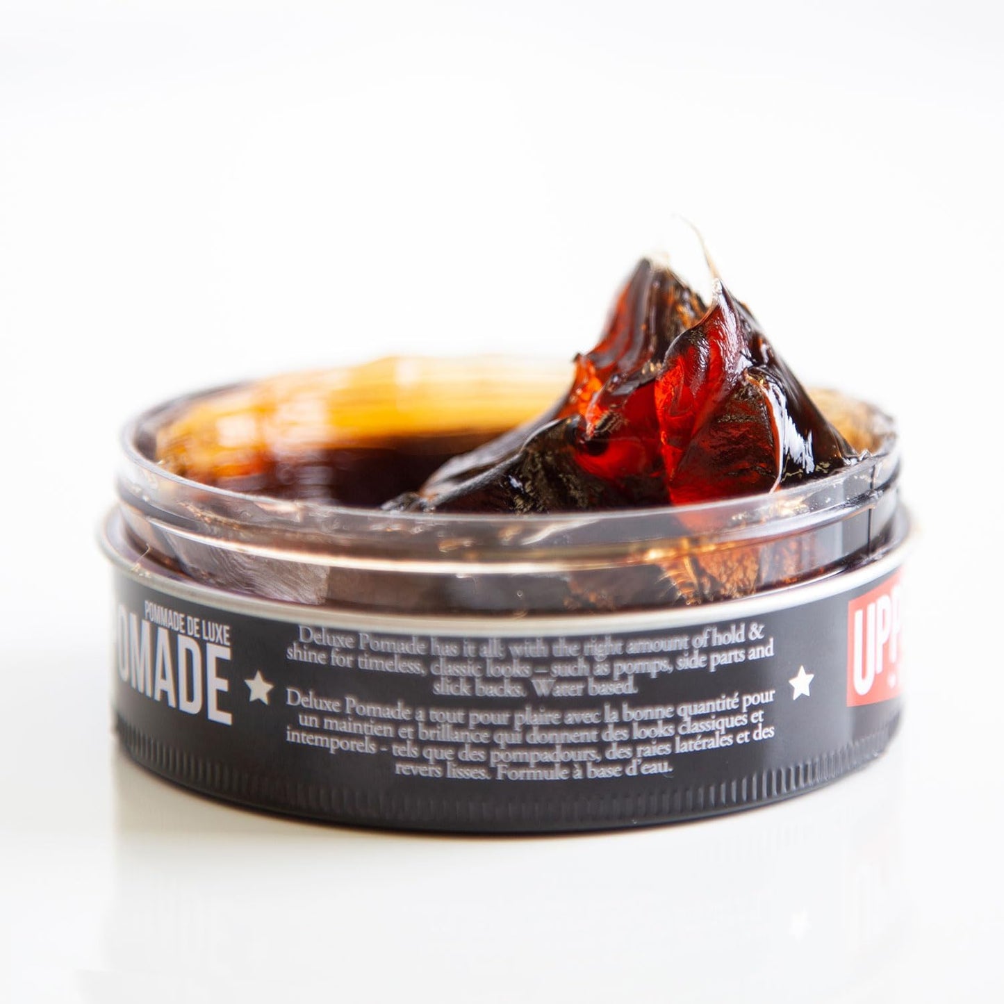 Uppercut Deluxe Pomade for Men - Strong Hold, High Shine | 3.5 oz Water-Based Hair Styling for Slick Backs & Pompadours