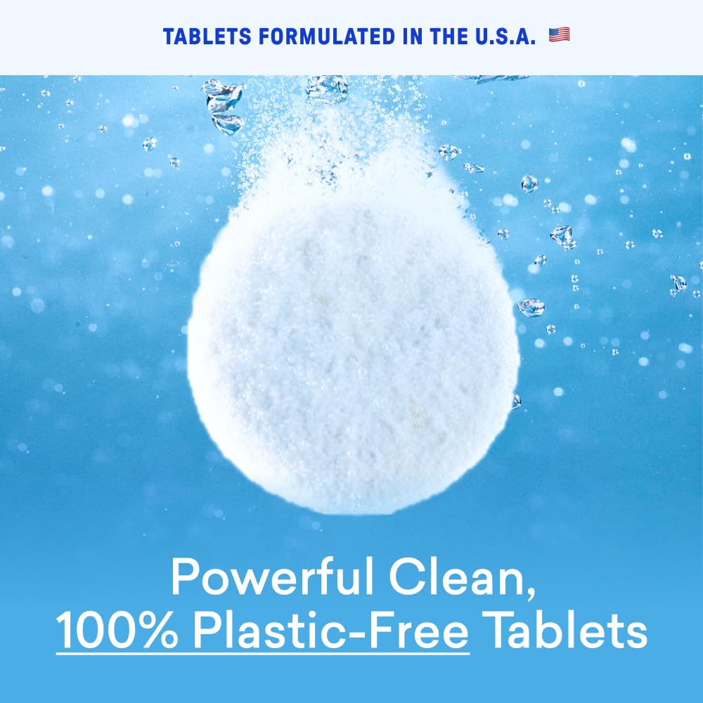 BLUELAND Foaming Hand Soap Refill Tablets, 4-Pack, Garden Blooms Variety Scents, Eco Friendly Cleaning Products, 4 x 9 Fl oz
