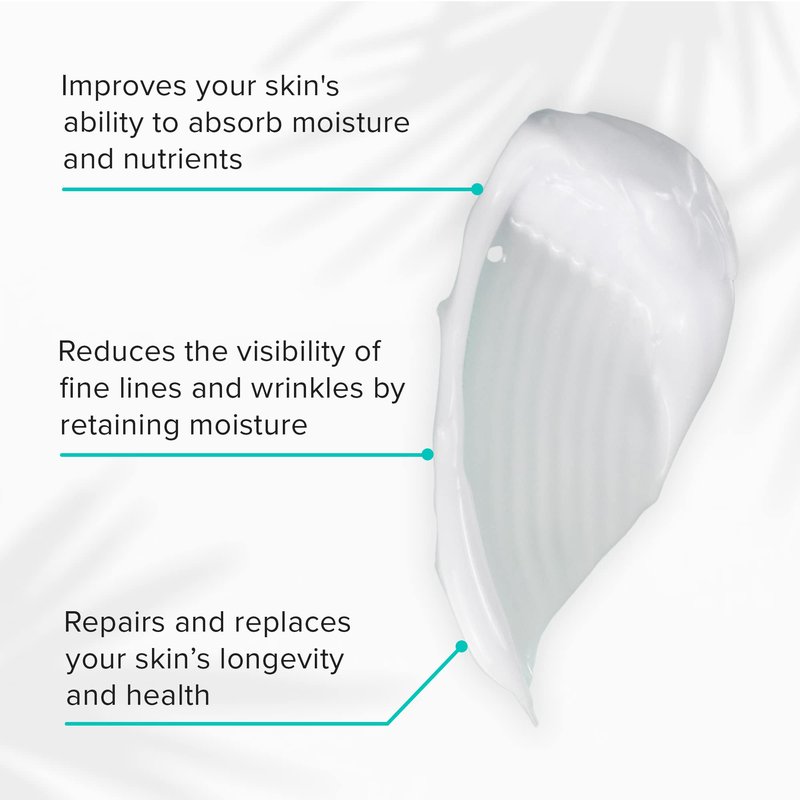 ClarityRx Feel Better Hyaluronic Acid Moisturizing Cream, Natural Plant-Based Face Moisturizer with Jojoba Oil for Dry, Aging Skin (0.5 oz.)