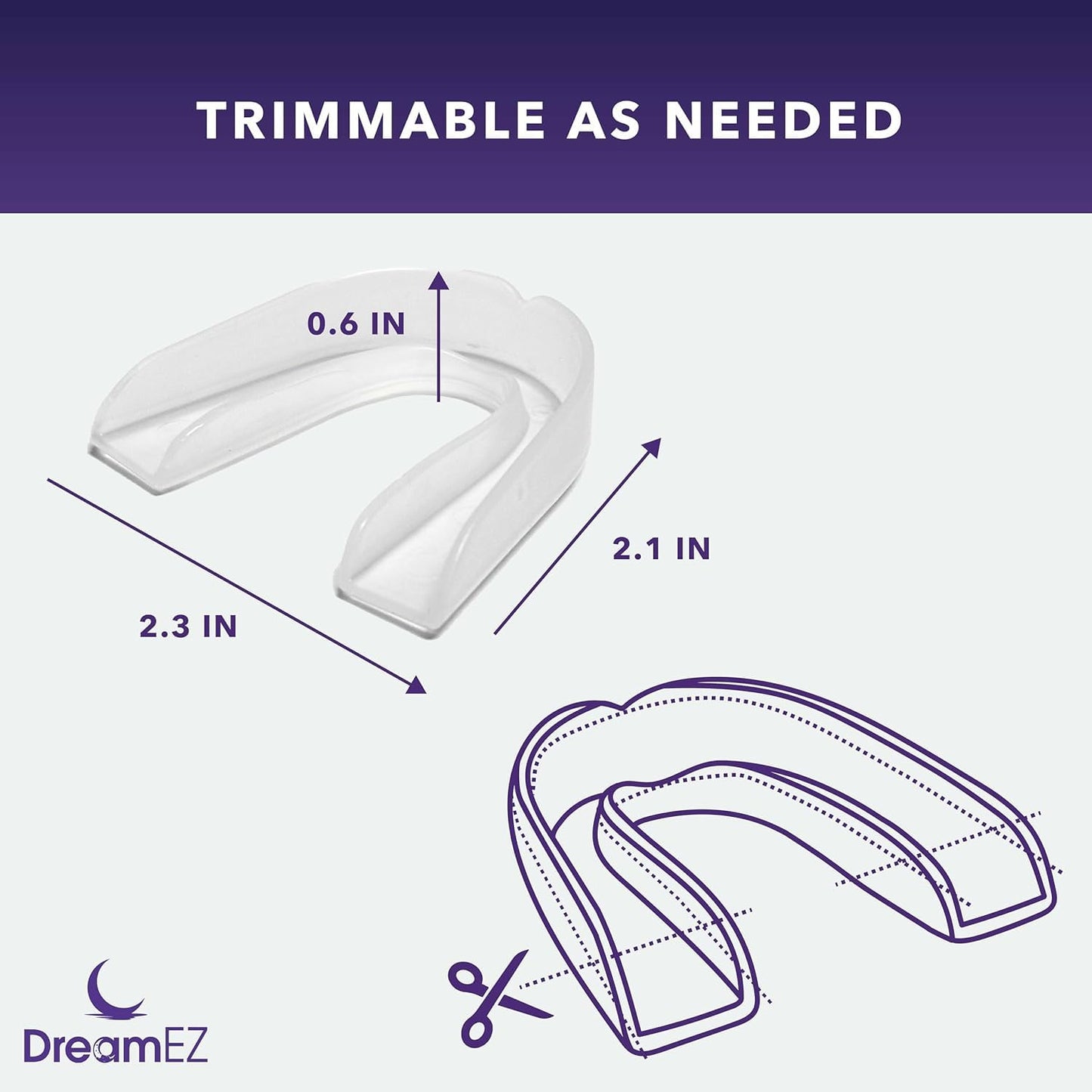 DreamEZ Night Guard for Grinding, Bruxing, Clenching, Made in USA, Pink