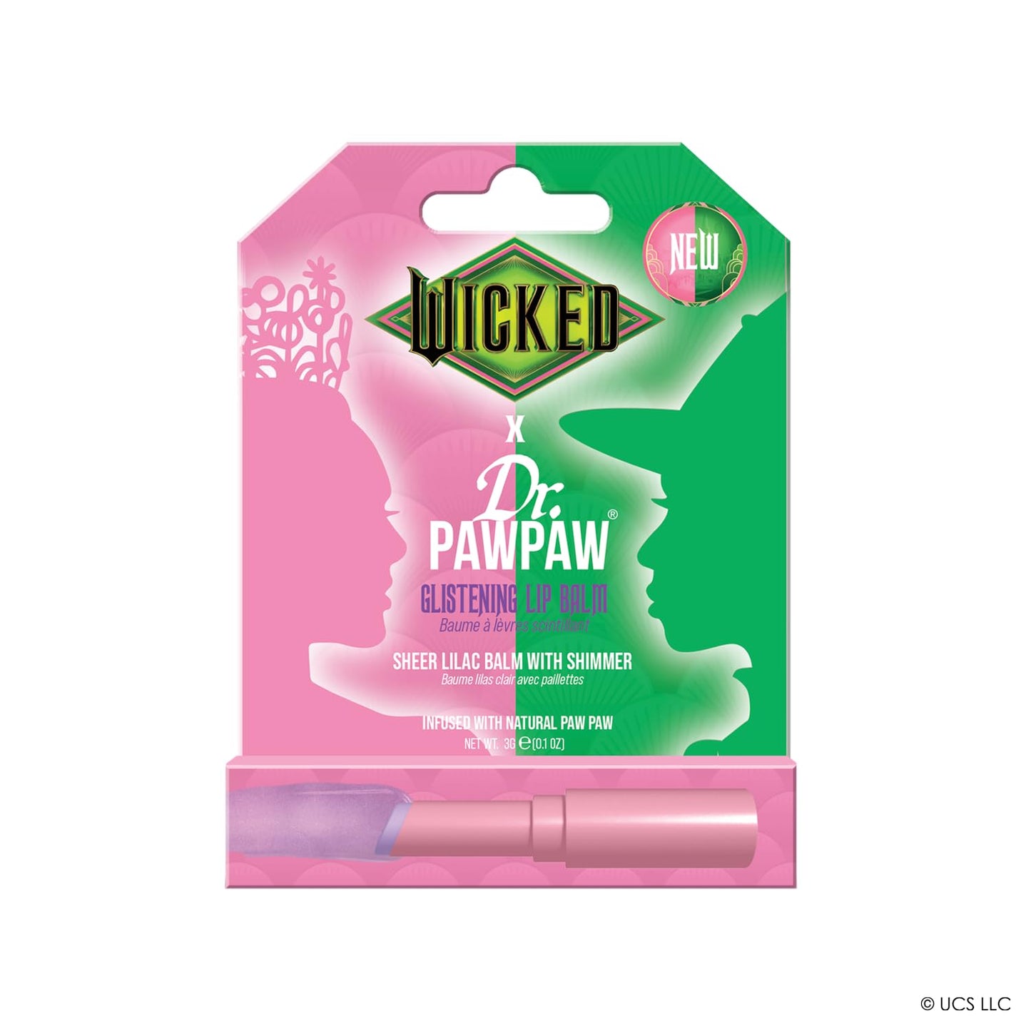 Dr. PawPaw Wicked Lip Balm - Glistening - Natural Balm with Aloe Vera - Gluten Free Lip Moisturizer to Nourish, Soften and Hydrate - 0.1 oz