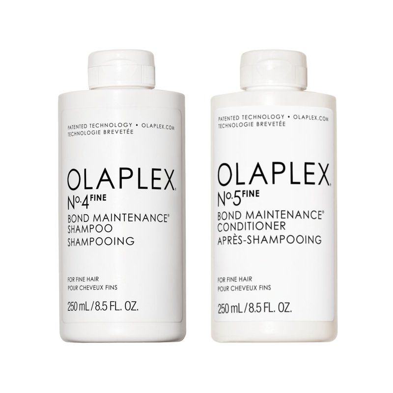 Bundle of Olaplex No.4FINE Bond Maintenance® Shampoo, Ultra-light(8.5 Fl Oz) + Olaplex Nº.5FINE Bond Maintenance® Conditioner (8.5 Fl Oz)