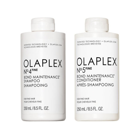 Bundle of Olaplex No.4FINE Bond Maintenance® Shampoo, Ultra-light(8.5 Fl Oz) + Olaplex Nº.5FINE Bond Maintenance® Conditioner (8.5 Fl Oz)