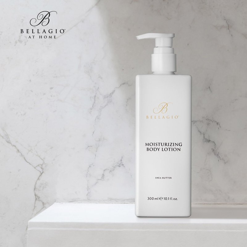 Bellagio Moisturizing Body Lotion - Hydrating Shea Butter - Scented with Cedarwood, Green Mandarin, Lavender - Vegas Hotel Body Lotion - 10 oz