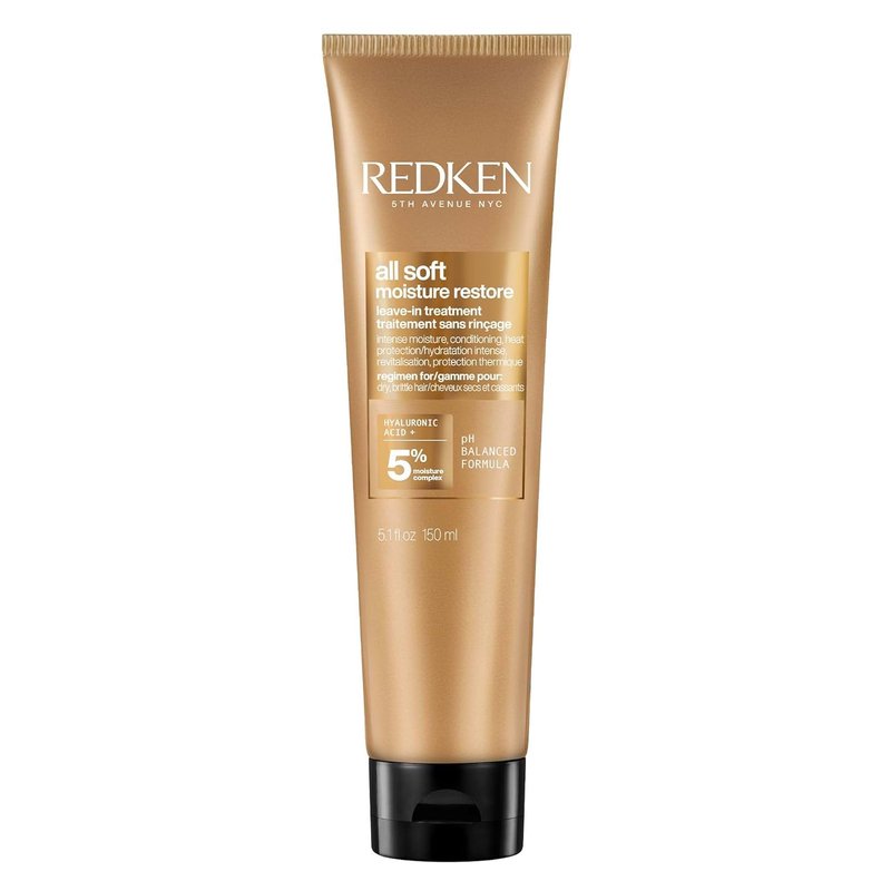 Redken Leave-In Treatment for Dry, Brittle Hair - Moisture Restore Formula for Humidity & Frizz Control