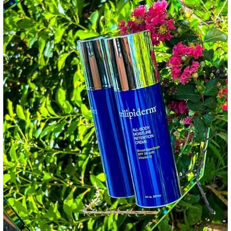 Trilipiderm All-Body Moisture Retention Cr?me with SPF 30, Vitamin D - 8oz Airless Pump Sunscreen