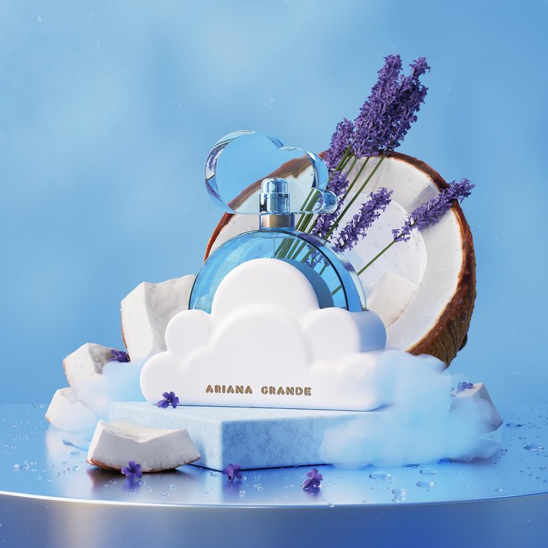 Ariana Grande Cloud Eau de Parfum | Warm Gourmand Women's Fragrance with Lavender, Coconut & Vanilla Notes