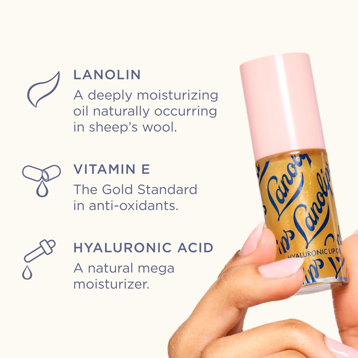 Lanolips Hydrating Lip Oil Duo Gift Set - Plumping Lip Gloss in Honey & Raspberry - Infused with Lanolin Oil, Hyaluronic Acid & Vitamin E - Non-Sticky, Glossy Finish (2 Pieces)