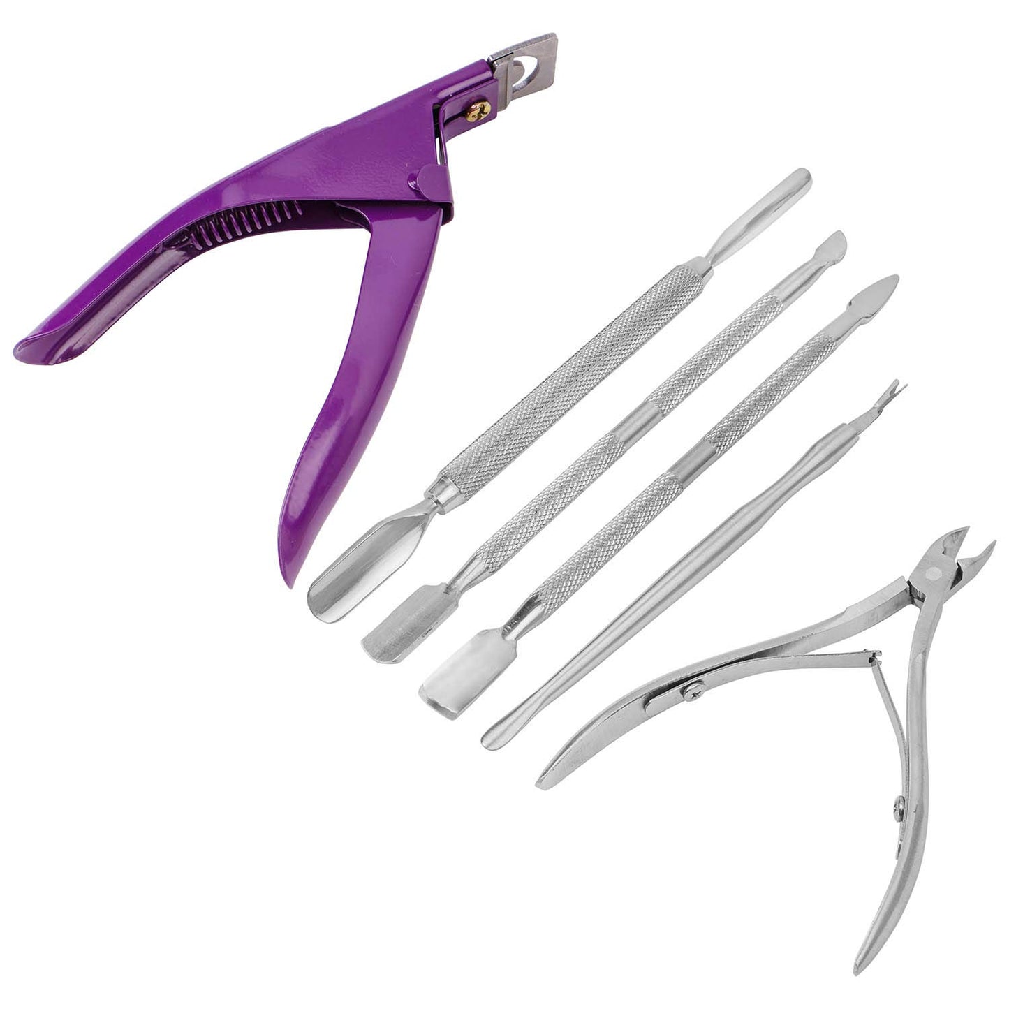 SHANY Premium Stainless Steel Manicure-Pedicure Tool Set - Complete Nail Care Kit with Cuticle Clipper, Edge Cutter & Trimmer