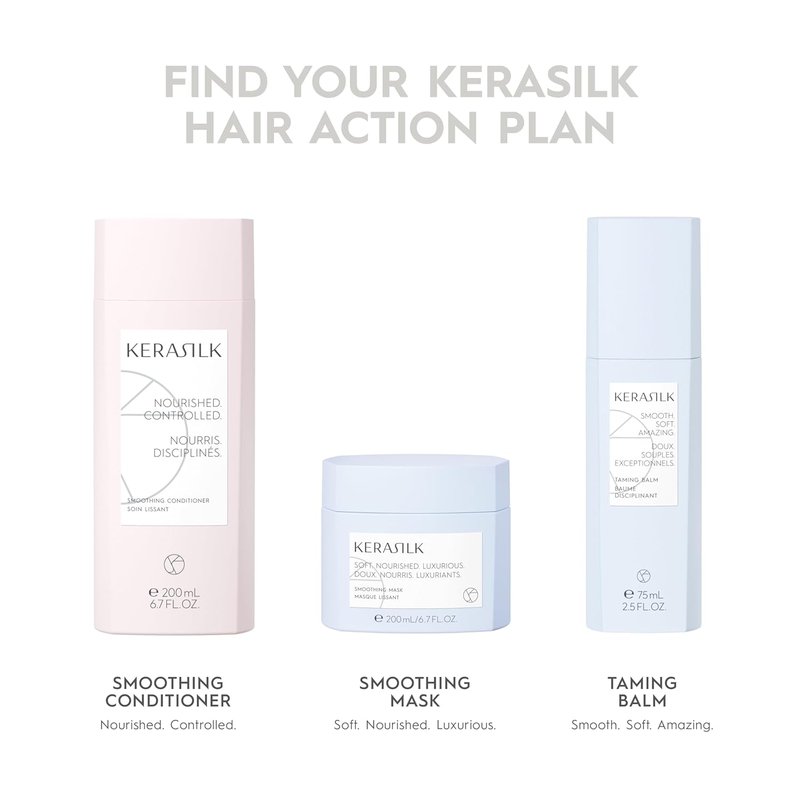 Kerasilk Smoothing Conditioner - Frizz Control & Moisture | 33.8 Fl Oz