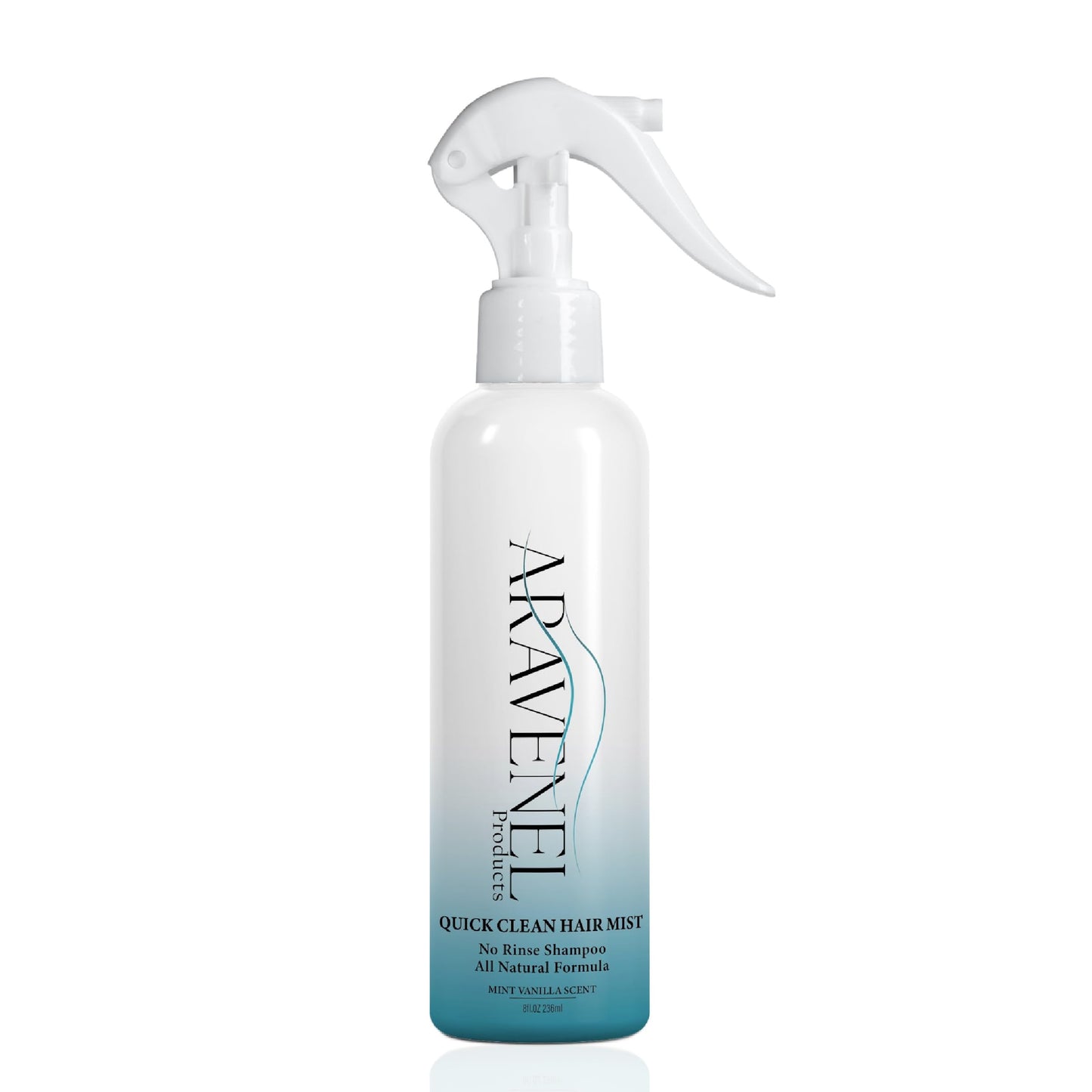 ARAVENEL Products Quick Clean Hair Mist, All Natural Formula, No Rinse Shampoo, Eliminates BuildUp, Odor, Itch & Flakes, Braids, Twists, Locs, Weaves & All Hair Types Stimulates Follicles 8oz