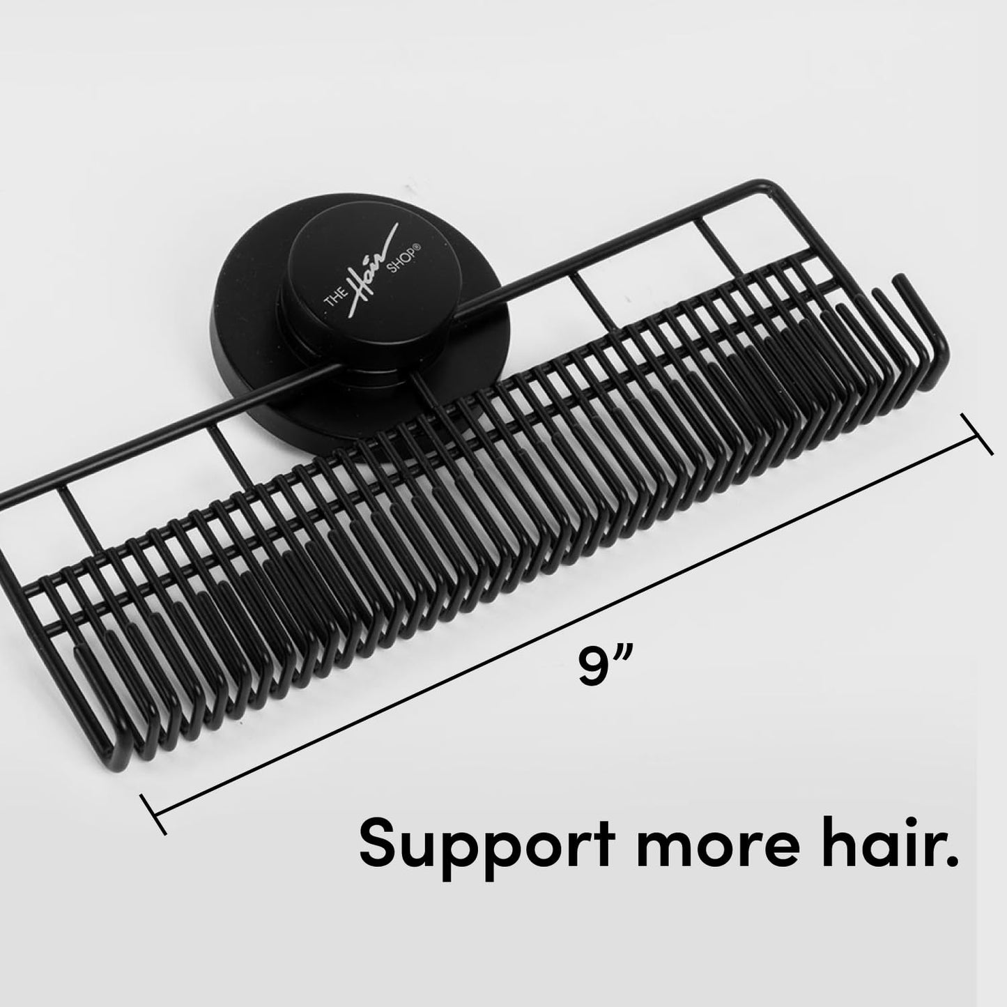 Style Mate XL by The Hair Shop, Hair Extension Styling Holder, 4-in-1 Stores, Washes, Styles, and Secures Hair Extensions, For Clip-ins, Halos, Wefts (XL)