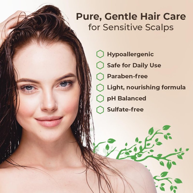 Eczema Psoriasis Shampoo & Conditioner Set for Men & Women - Anti Dandruff Shampoo for Dry Scalp & Hair - Seborrheic Dermatitis for Itchy Scalp Treatment - Eczema for Psoriasis