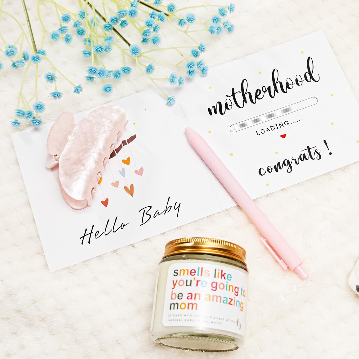 New Mom Gifts,New Mummy Care Package After Baby,Pregnancy Gifts Basket for Expecting Mom,First Time Mothers Day Gift for New Mom Birthday Spa Gifts for Women