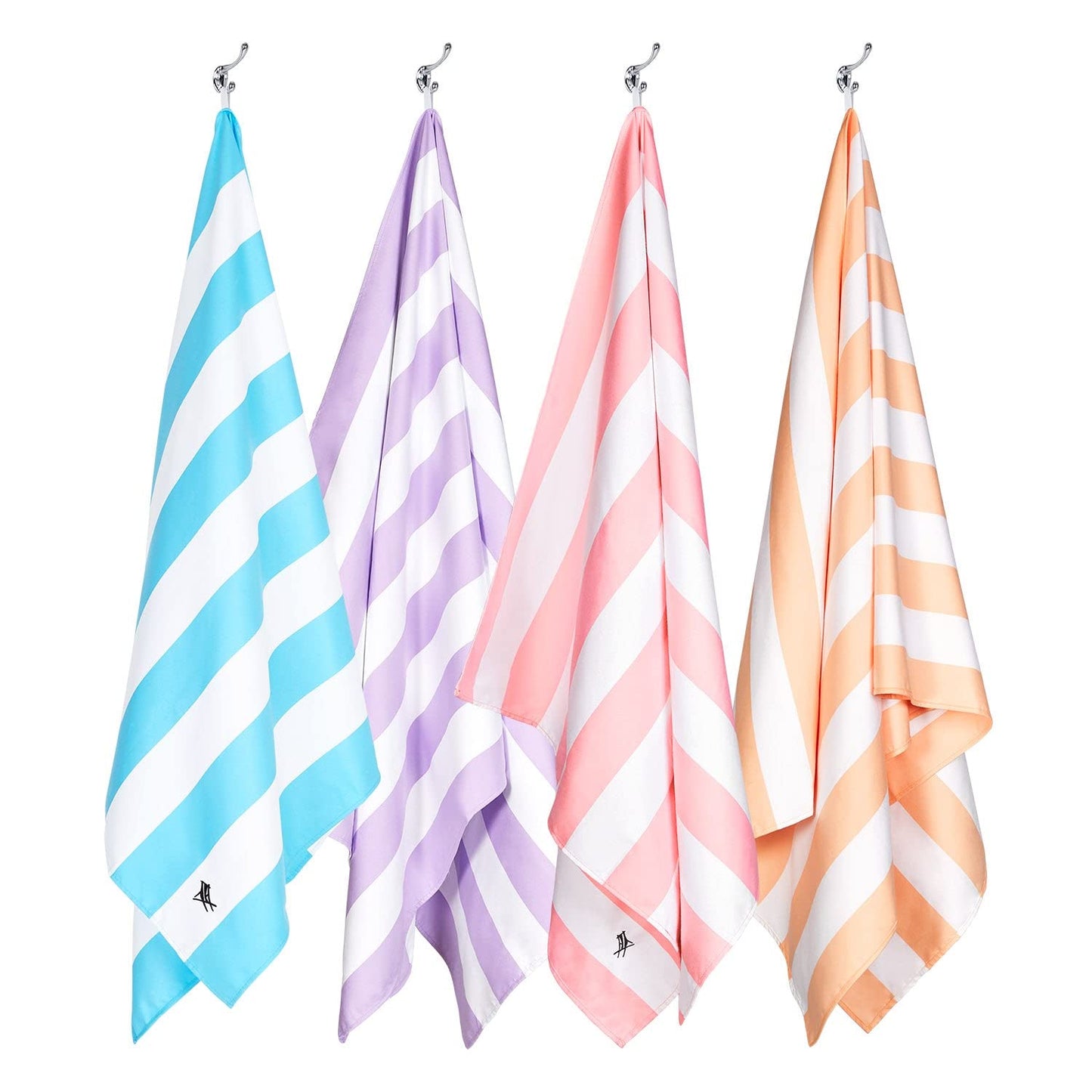 Dock & Bay Beach Towel - Quick Dry, Sand Free - Compact, Lightweight - 100% Recycled - Includes Bag - Cabana Light - Lombok Lilac - Large (160x90cm, 63x35)