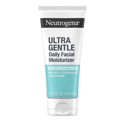 Neutrogena Daily Facial Moisturizer for Sensitive Skin - Fragrance-Free with Vitamin B3 & E | 3.4 fl. oz