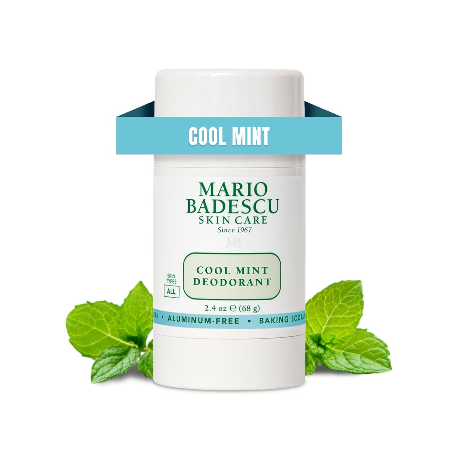 Mario Badescu Aluminum Free Deodorant for Women & Men | Baking Soda & Paraben Free | Underarm Odor Protection for All-Day Freshness | Gentle on Skin | Nourishing Botanical Blend