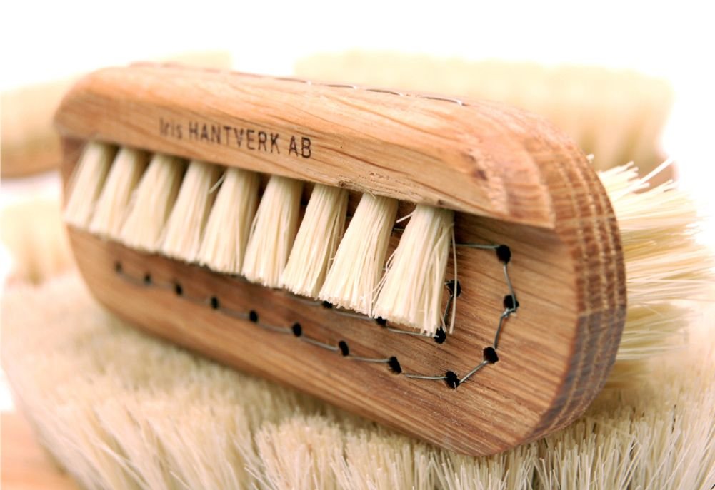 Handcrafted Dual Surface Nail Brush By Iris Hantverk