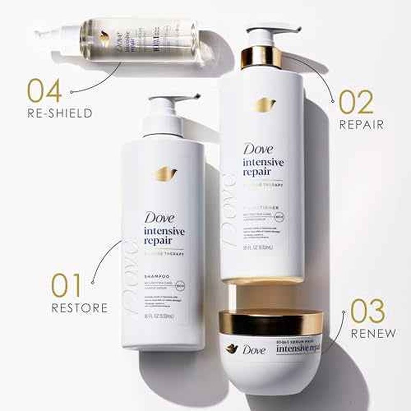 Dove Intensive Repair Amino Serum for Damaged Hair with Bio-Protein Care Technology 3.3 oz
