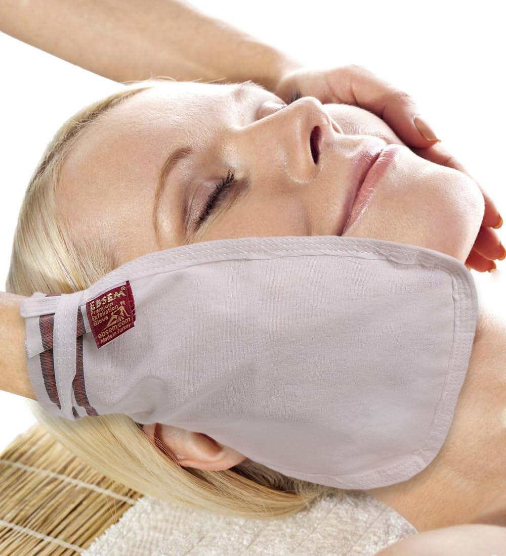 EBSEM 3 Different Gloves Turkish Bath Hamam Hammam Spa Exfoliator Peeling Kese Mitt Face, Body, Foot Exfoliating Gloves