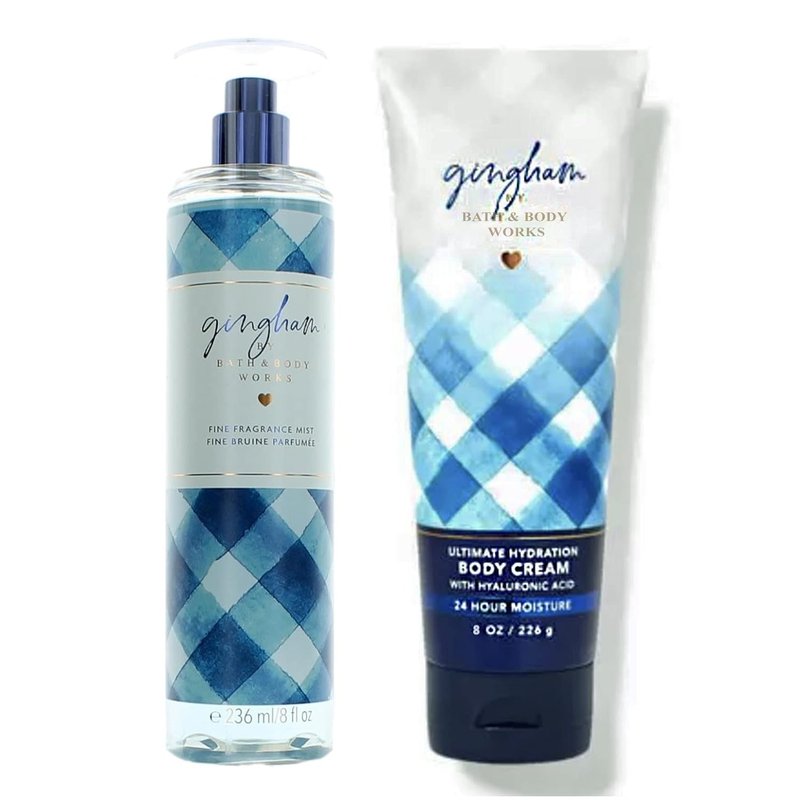 Gingham Ultra Shea Body Cream & Fine Fragrance Mist Duo - 8 Ounce Each