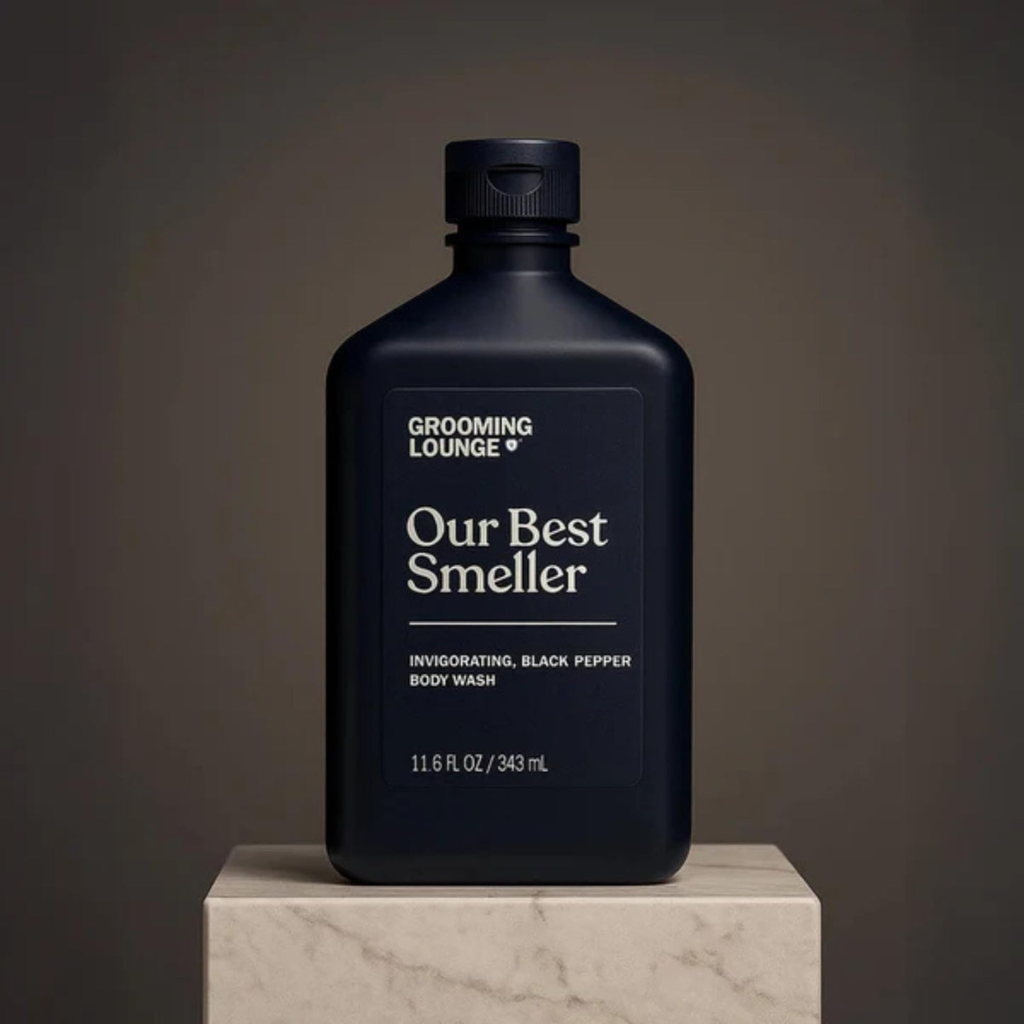 Grooming Lounge Our Best Smeller Body Wash - Moisturizing, Clarifying Foaming Shower Scrub - Fresh, Classic, Suave Fragrance of Acai, Aloe Vera, Seaweed, and Black Pepper - Dry Skin Defense - 11.5 oz