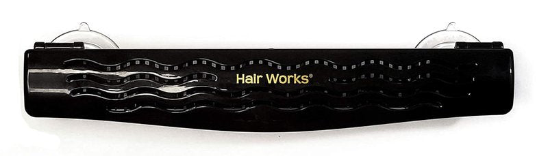 4-in-1 Hair Extension Holder Caddy - Securely Store & Style Extensions | Black