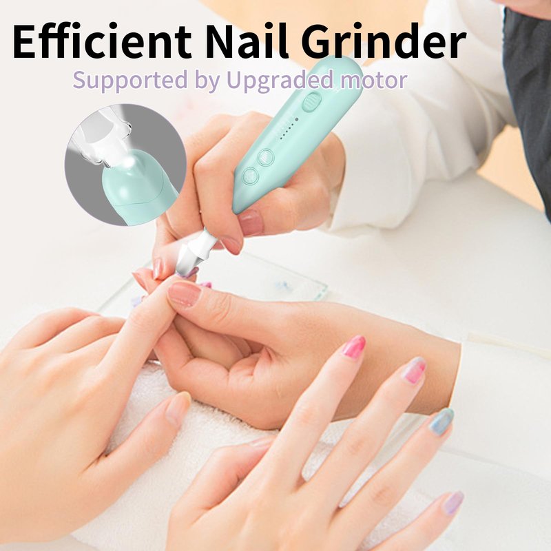 Cordless Electric Nail File Set, Rechargeable Pedicure Tools for feet, Professional Manicure Pedicure Kit 5 Speeds Hand Foot Care Nail Drill for Thick Nail Toenail Cuticle Women Men Pets