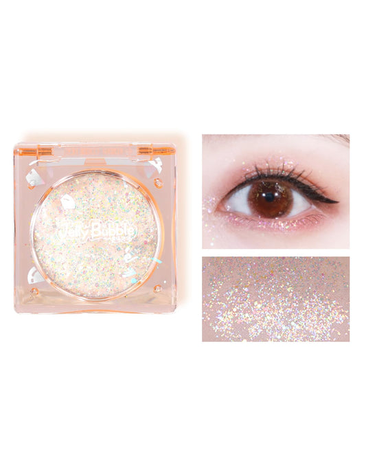 ONLYBETTER Face and Body Glitter, Makeup Paint for Eye Lip Hair, Festival Rave Accessories, Safe for Face, Easy Application & Removal, Silver