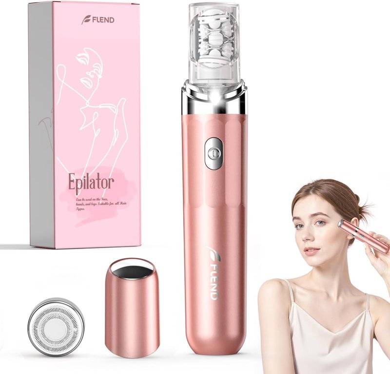 Epilator - 2 in 1 Rechargeable Women's Electric Shaver with LED Light | Hair Removal for Legs, Face, Bikini, Arms