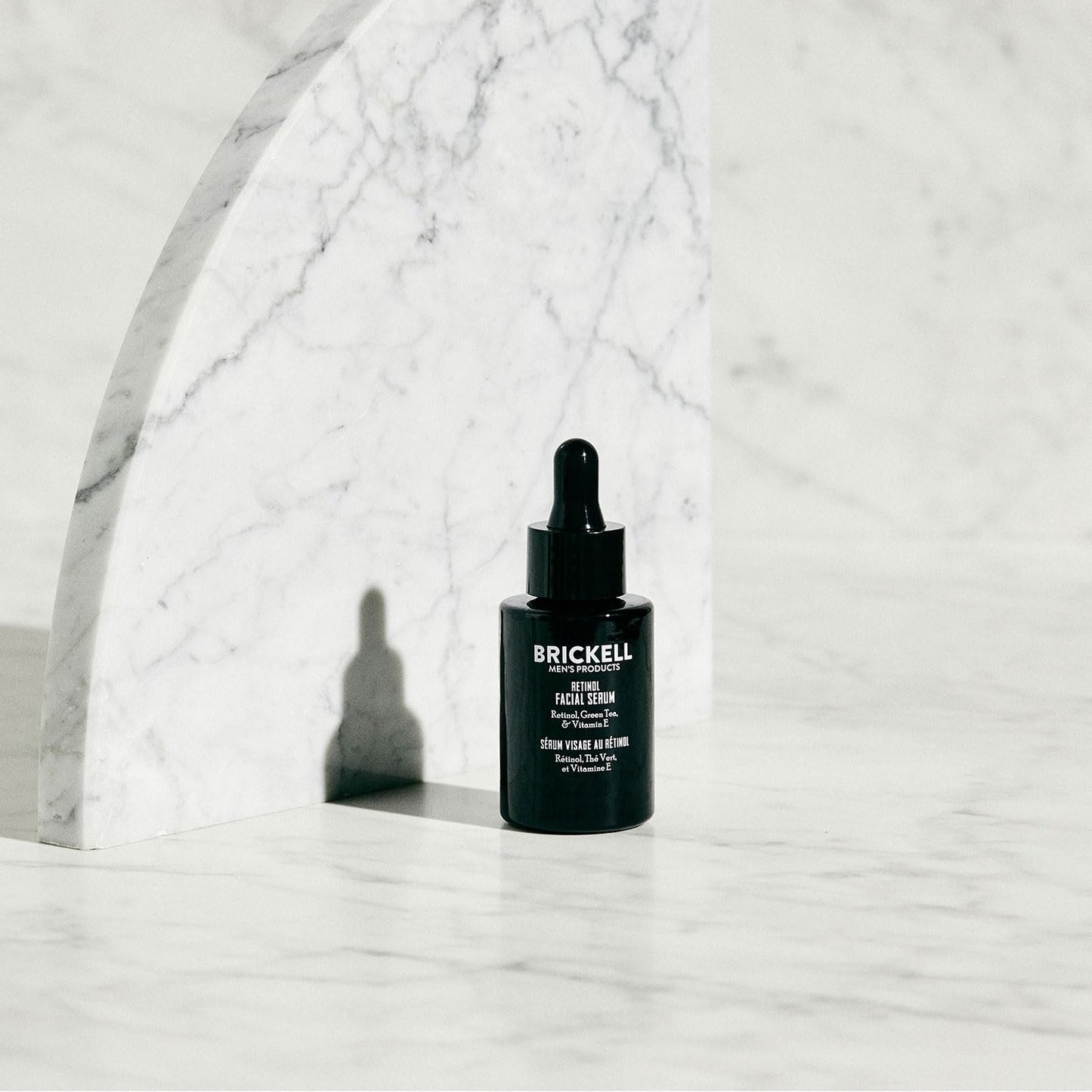 Brickell Men's Retinol Serum - Anti-Aging Treatment for Firming Face Lines & Eye Wrinkles | 1 Ounce