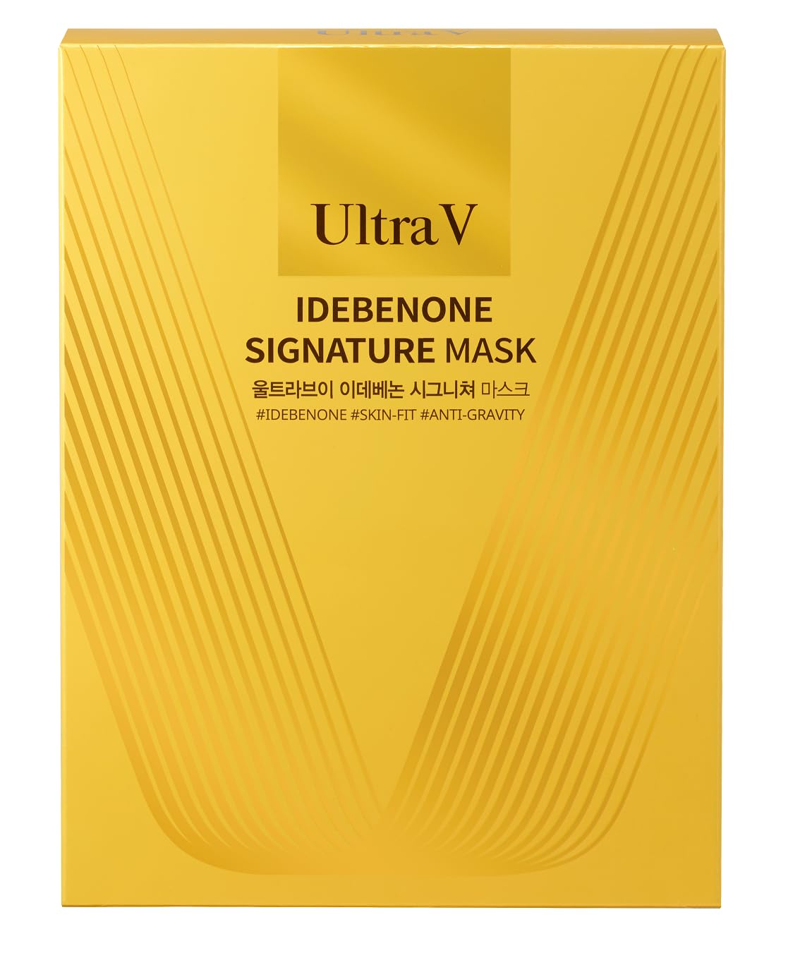 ULTRAV Signature Mask Sheet, Facial Mask, Moisturizing, Antioxidant, Anti-aging, 10 Sheets
