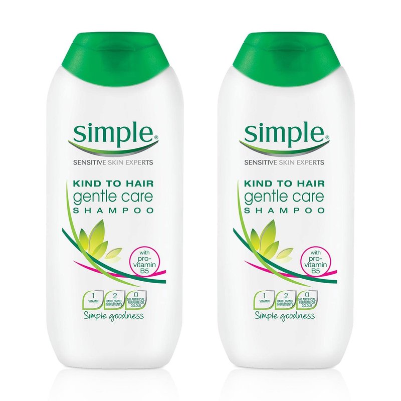 Gentle Care Shampoo for All Hair Types - 200ml | Pack of 2