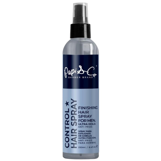Papi & Co. Control Hair Spray - Extreme Hold, Volumizing & Frizz-Free Hairspray - Flexible Styling & Heat Protection - Lightweight, Non-Sticky Finish - Long-Lasting Hold for All Hair Types - 8.45 oz