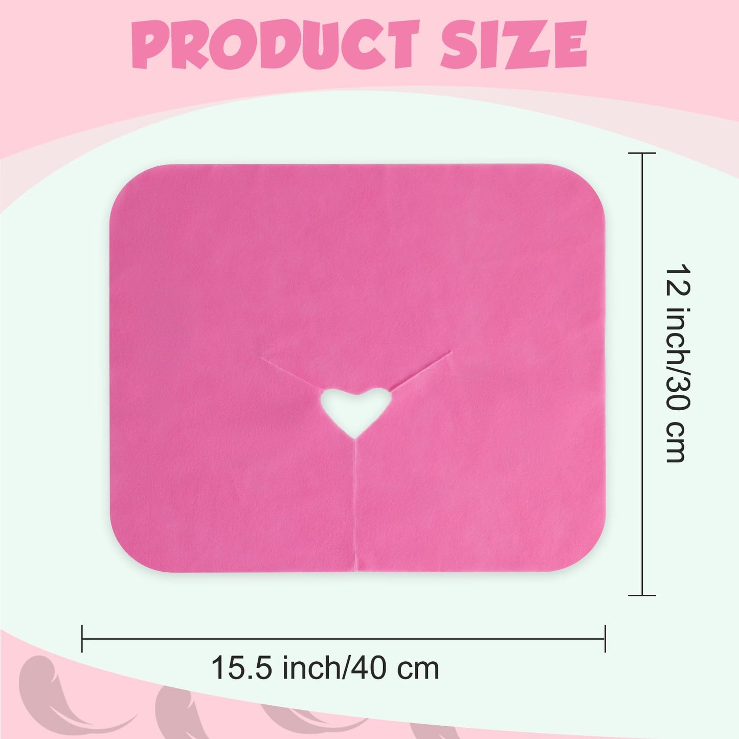 200 Pieces Disposable Face Cradle Covers Massage Headrest Covers for Massage Tables and Massage Chairs Beauty Spa Salon Bed, 11.8 x 15.7 Inches