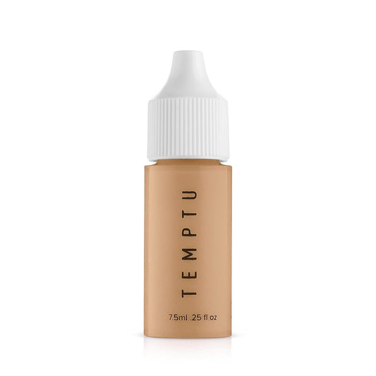 TEMPTU SilkSphere Airbrush Foundation: Long-Lasting Liquid Makeup, Medium to Full Coverage | 4-In-1 Formula Foundation, Primer, Concealer & Corrector | Luminous, Dewy Finish | 3.5N/W Buff | .25 Fl Oz