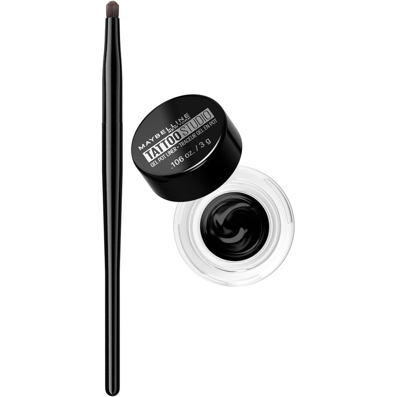 Maybelline Eyestudio Gel Eye Liner - Waterproof Blackest Black, 0.106 Ounce