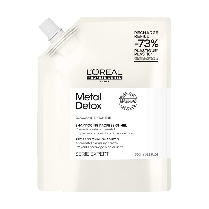 L'Oréal Professionnel Paris Metal Detox Shampoo - Sulfate-Free Anti-Breakage Formula for Color-Treated Hair | 300ml