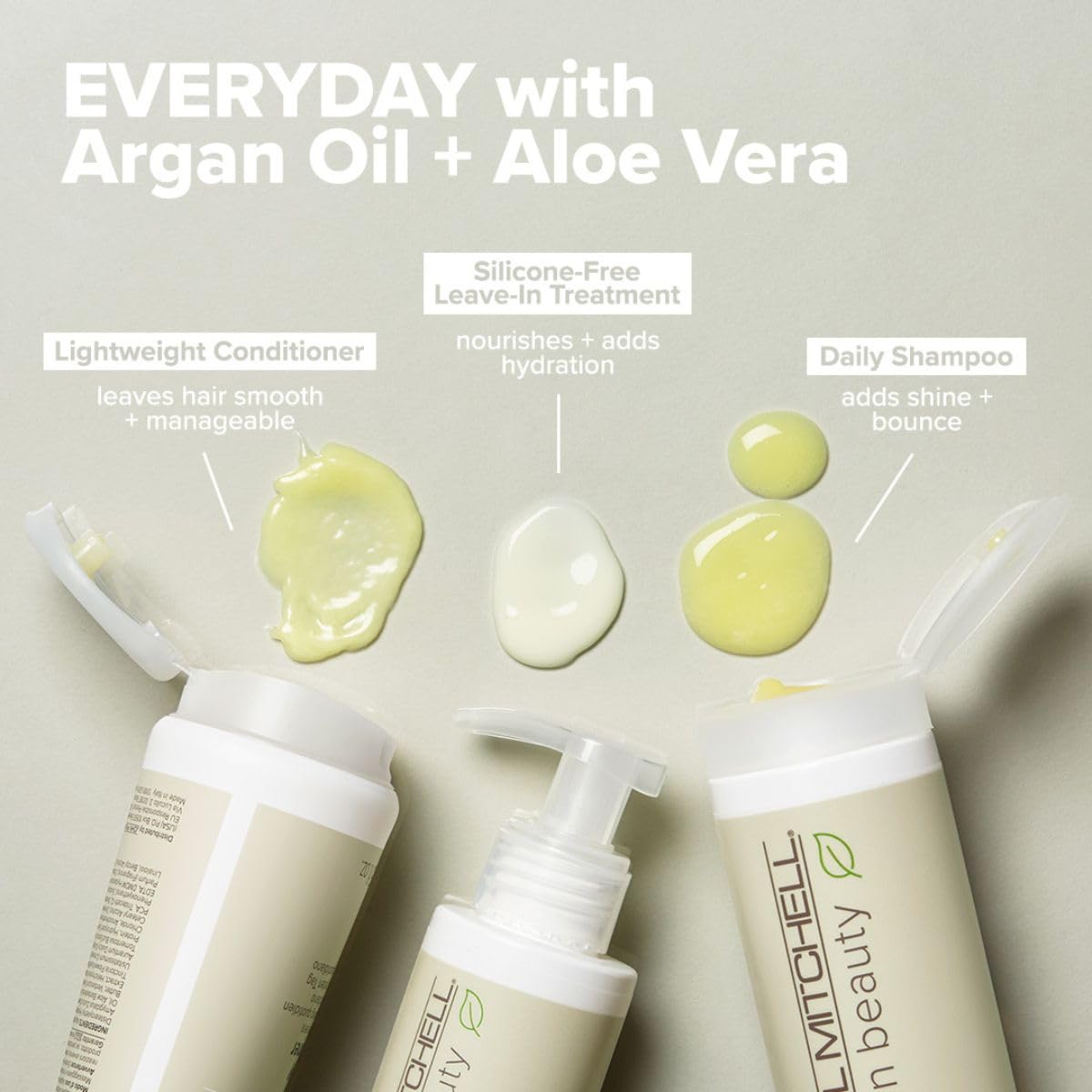 Paul Mitchell Clean Beauty Everyday Leave-In Treatment, Leave-In Conditioner, Delivers Hydration, For All Hair Types, 5.1 fl. oz