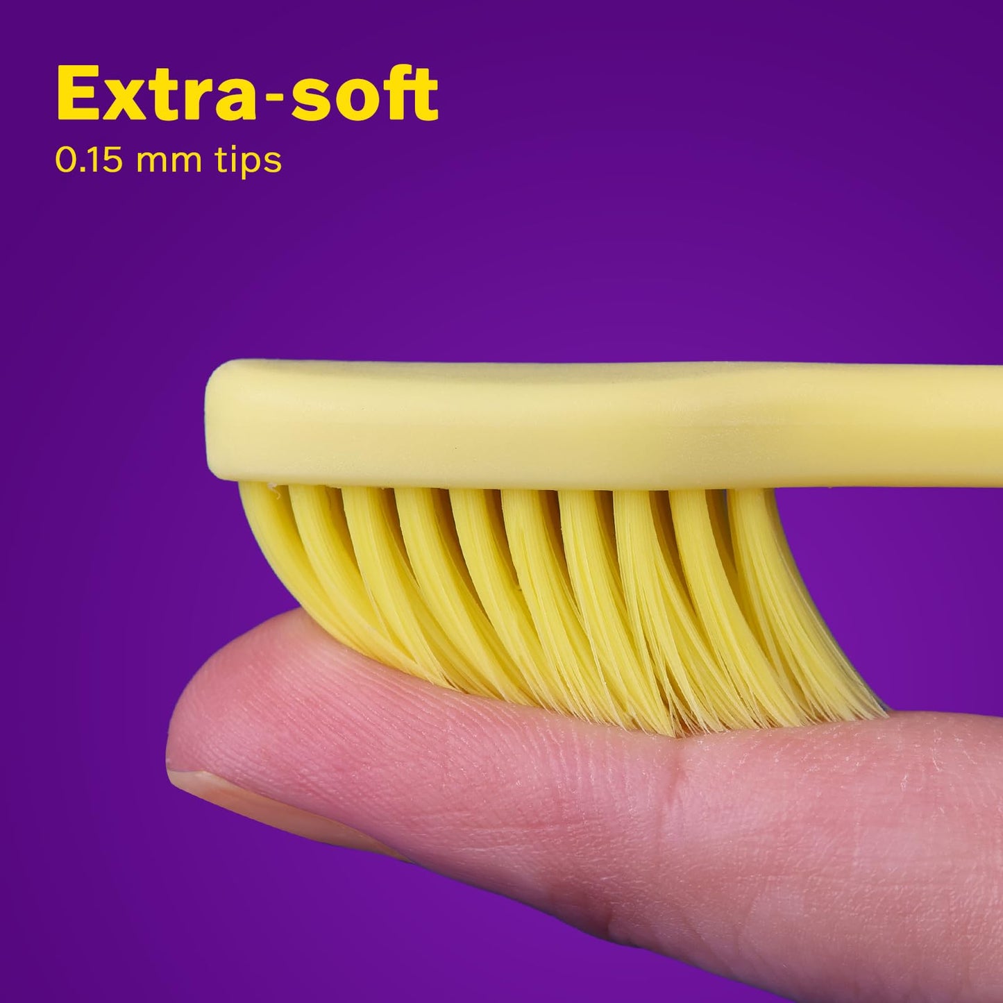 Tonochi Max Extra Soft Toothbrush for Adults with Sensitive Gums, Soft Bristle Toothbrushes, Wide Head for Back Teeth, Ergonomic Non-Slip Grip, BPA Free, Individually Wrapped, 4 Pack, Macaron Set