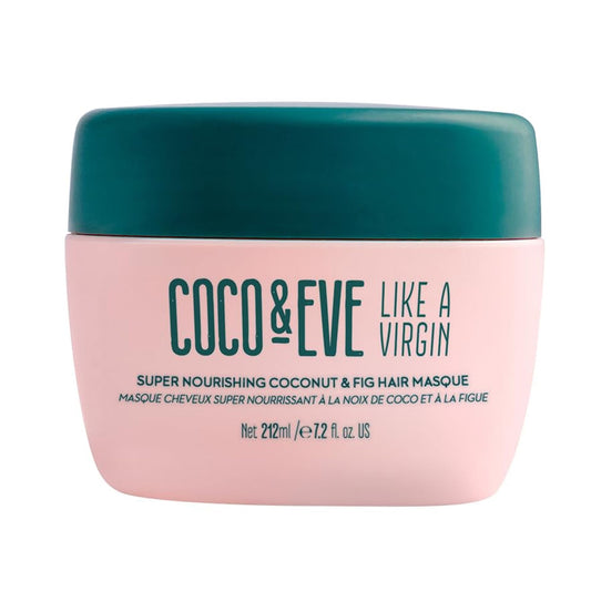 Coco & Eve Like a Virgin Hair Masque - Coconut & Fig Hair Mask for Dry Damaged hair with Shea Butter & Argan Oil for Hair Repair & Hydration | Deep Conditioning Mask Hair Treatment (212 ml)