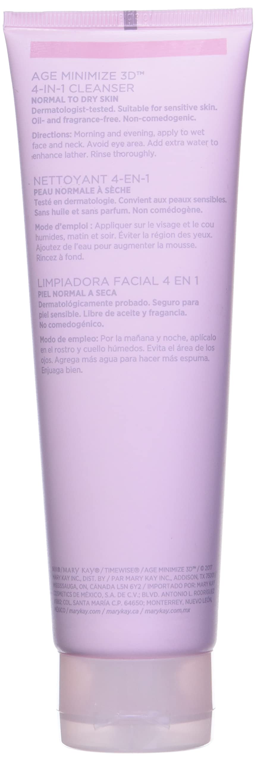 Mary Kay Timewise Age Minimize 3D 4-in-1 Cleanser Normal to Dry Skin (4.5 oz) (088997)