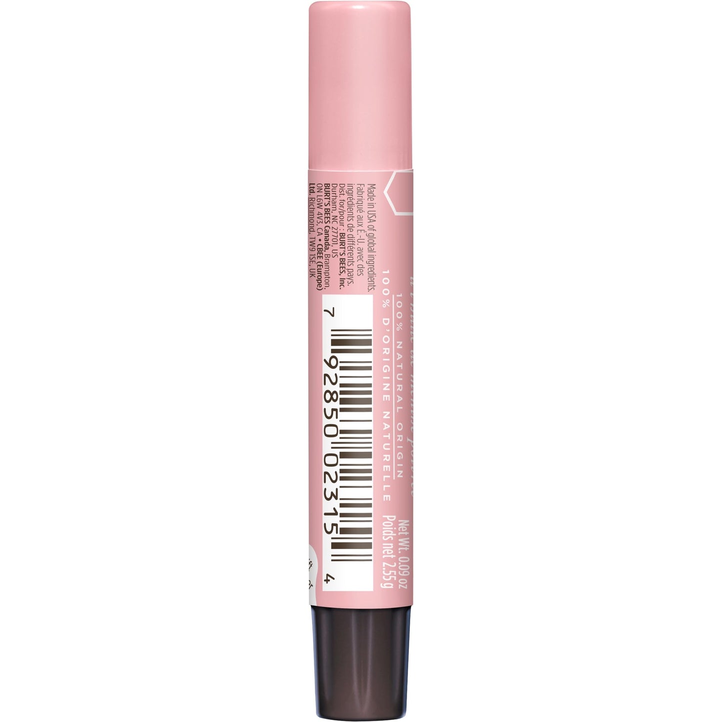 Burt's Bees Shimmer Lip Tint Set, Mothers Day Gifts, Tinted Lip Balm Stick, Moisturizing for All Day Hydration with Natural Origin Glowy Pigmented Finish & Buildable Color, Grapefruit (4-Pack)
