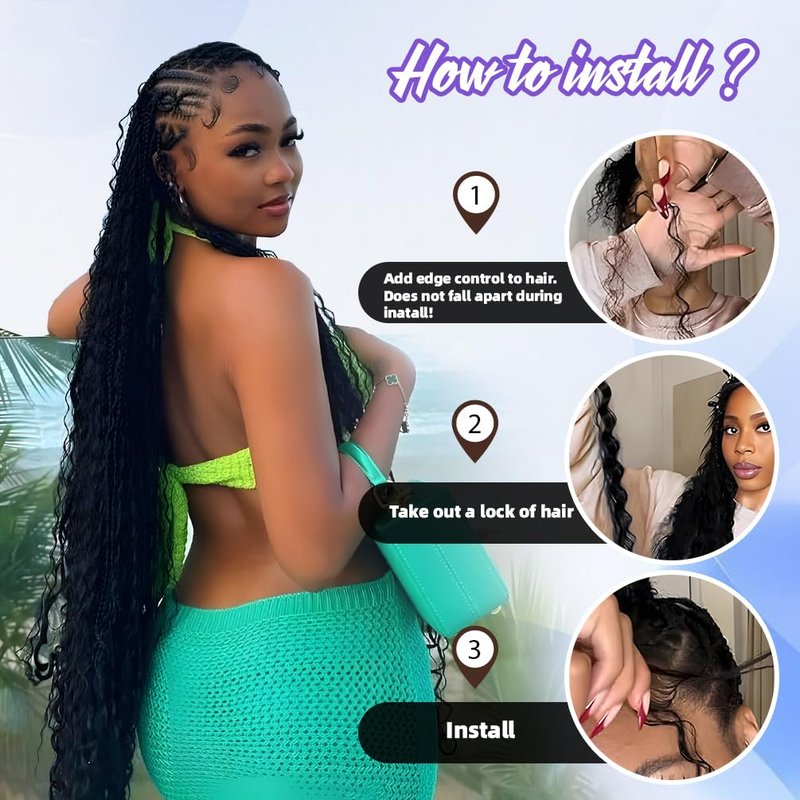 Deep Wave Human Braiding Hair - 20 Inch Honey Blonde 12A Brazilian Virgin Hair, Wet & Wavy Curly Extensions