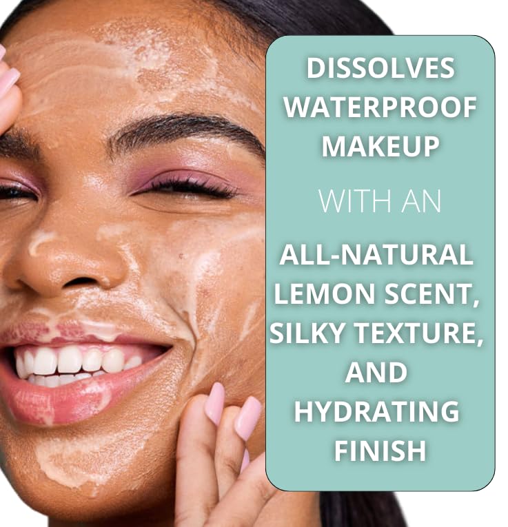 Cleansing Gel Makeup Remover - 3-In-1 Oil-Based Cleanser for Sensitive Skin | 3.38 fl oz