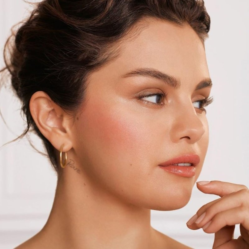 Rare Beauty by Selena Gomez Soft Pinch Liquid Blush Mini Size - Joy - Dewy Muted Peach