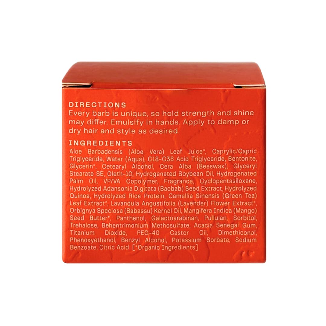 Barb Soft Clay Pomade for Women and Men - Medium Hold Hair Pomade Styling Clay for Thin and Thick Hair - Non-Sticky, Water-Based - Original Scent - 2 oz