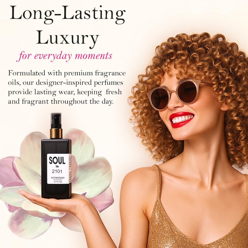 ALFAMARKER SOUL № 2601 Ephiria – Perfume for Women | Long Lasting Eau de Parfum Spray 4.0 Fl Oz / 120ml | Boutique-Inspired Oriental Floral Women’s Fragrance