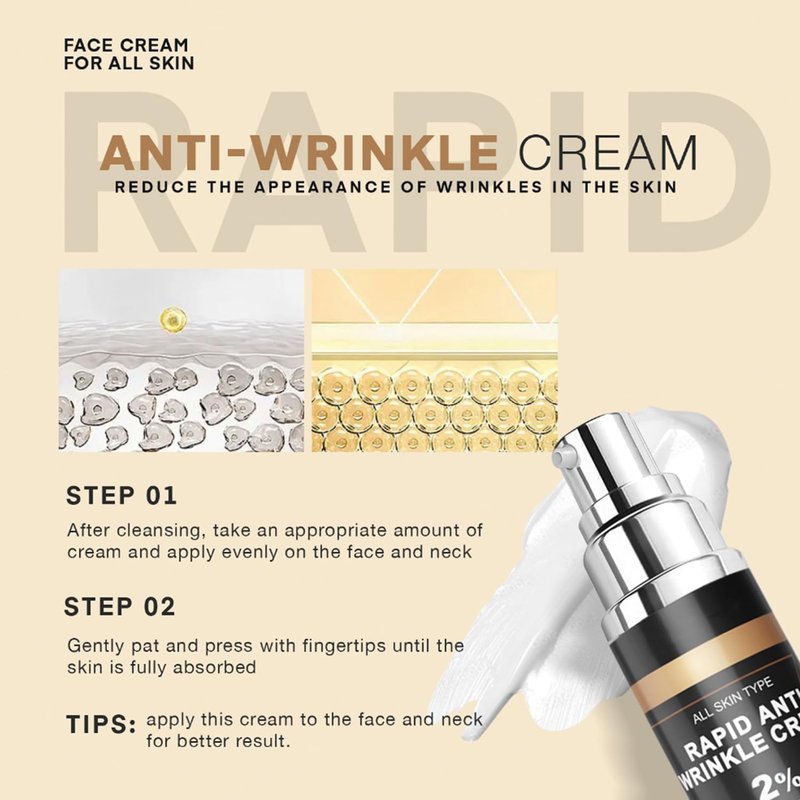 Wrinkle Cream for Men & Women: Age Defender Anti-Aging Face Cream with Hyaluronic Acid, Collagen & Shea Butter – Firming & Smoothing Face Moisturizer to Reduce Fine Lines & Wrinkles, 1.7oz